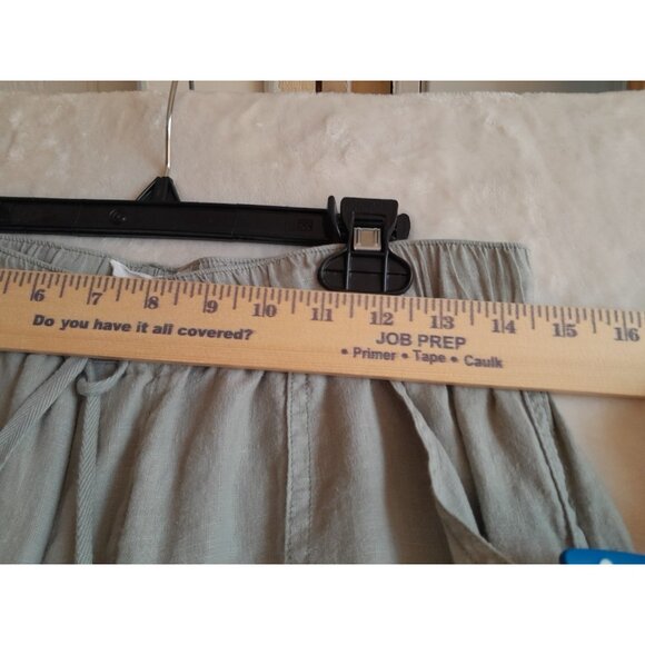 C & C California Size Medium 100% Linen Casual Beach Vacation Summer Pants - Picture 11 of 11